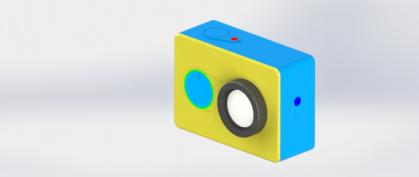 小米运动相机(外观3D)