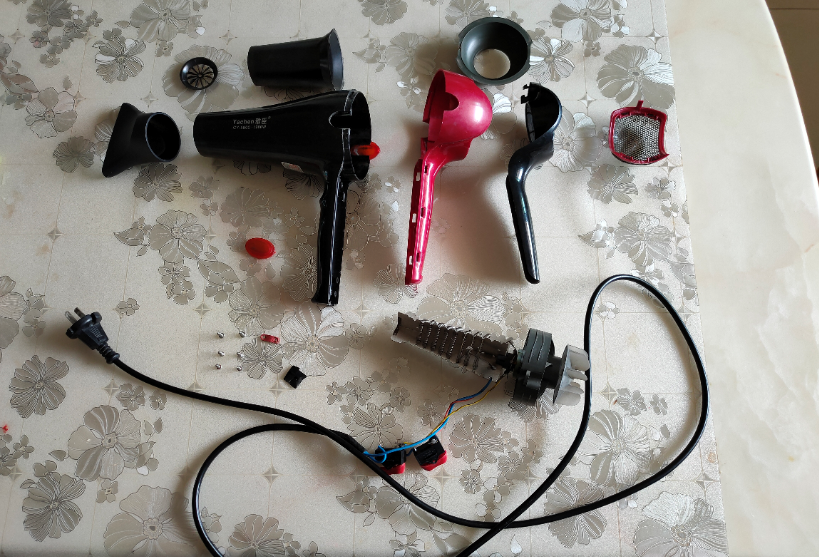 电吹风拆解
