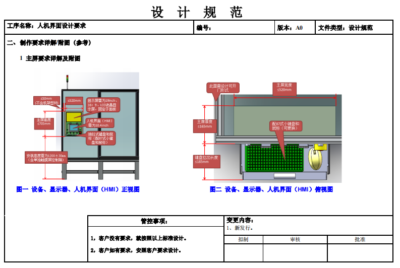 人机界面设计要求