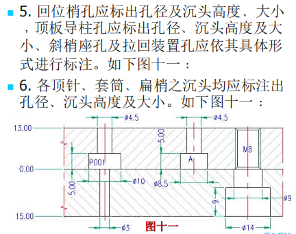 模具设计图纸标注标准及常见尺寸标注方法