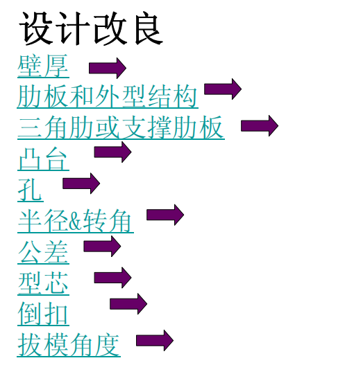 塑料件设计经验收集