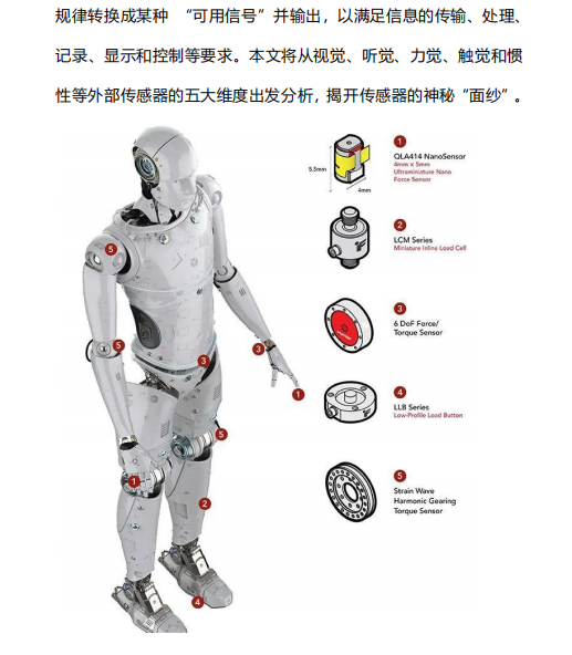 机器人产业链——传感器全景分析