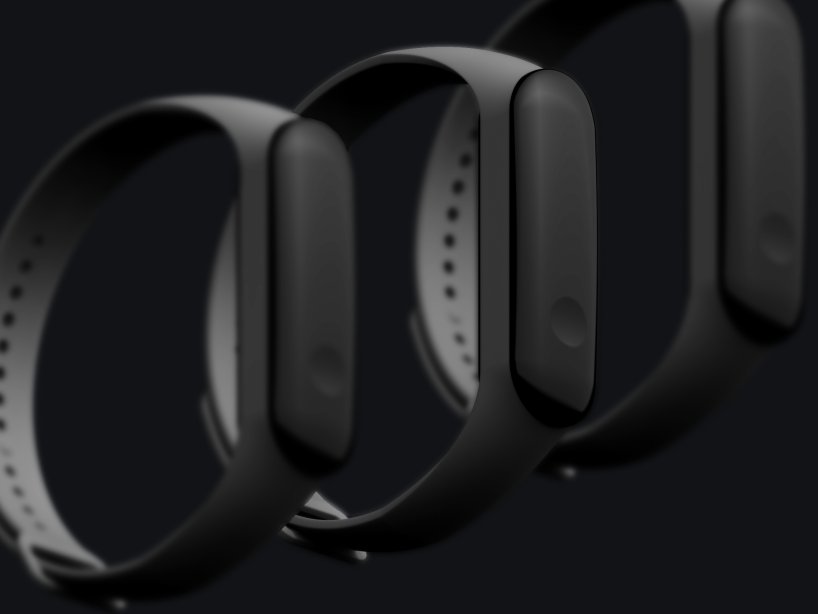 小米手环(外观3D)