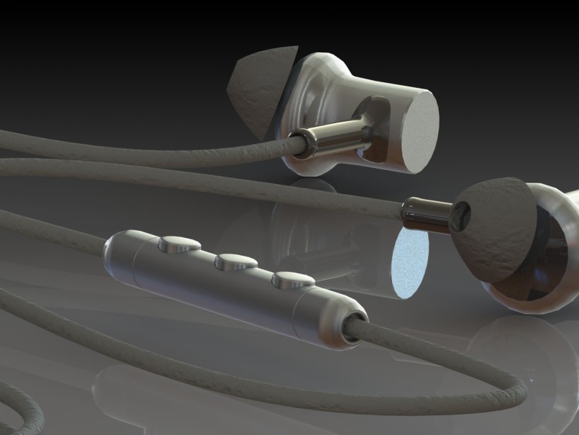 小米耳机(外观3D)