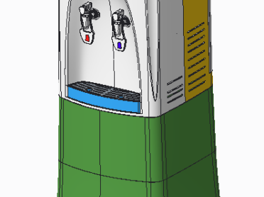 饮水机proe组件模型