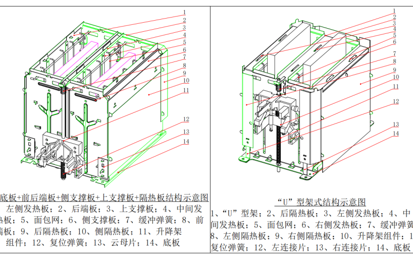 设计规范-多士炉