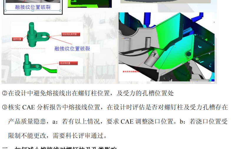 塑胶模具中-螺丝柱设计