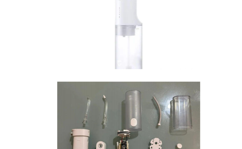 米家便携式冲牙器的拆解及结构设计特点