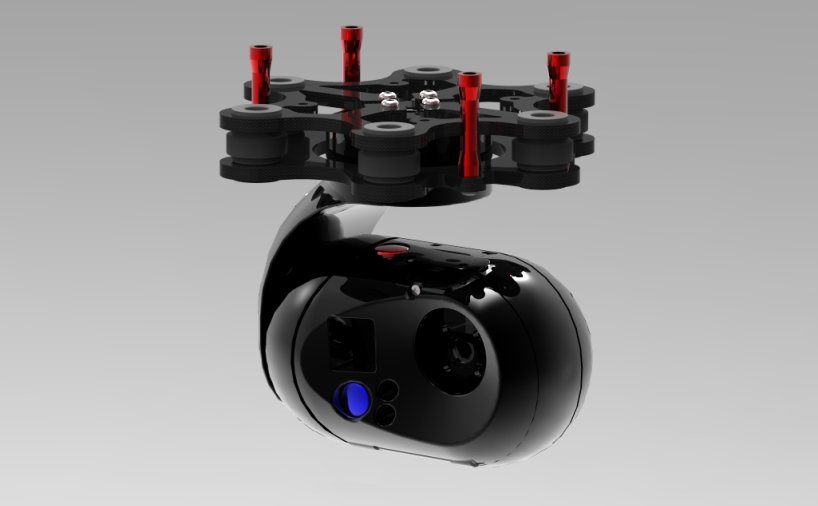 GoPro三轴万向节云台造型