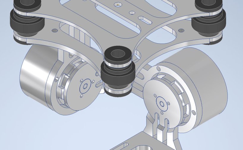 gimbal二轴云台简易模型