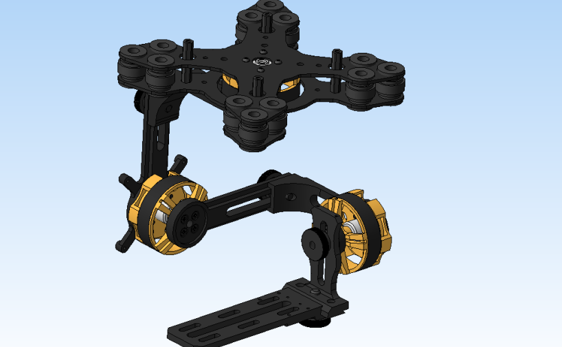 简易DYS三轴云台结构