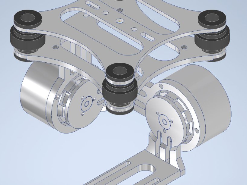 gimbal二轴云台简易模型