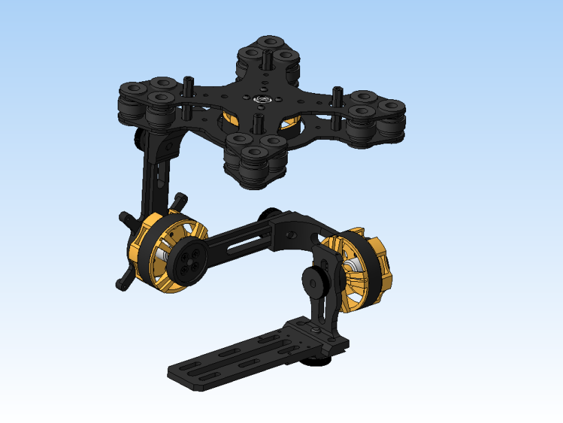 简易DYS三轴云台结构